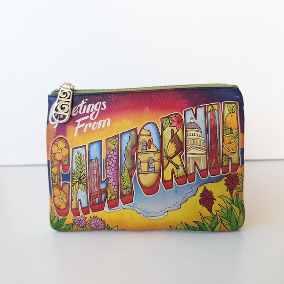 Brighton California Greetings Cosmetic Bag - Picture 3 of 11